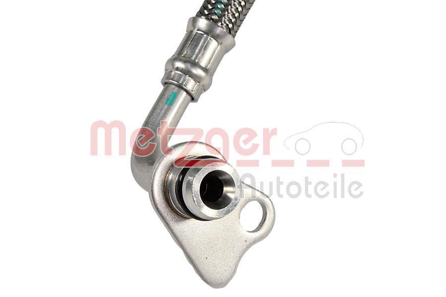 Conduite d'huile, Turbocompresseur (Conduit d'huile, turbo) METZGER ref. 2361126